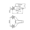 Slika Baterija Cubo kade 33101