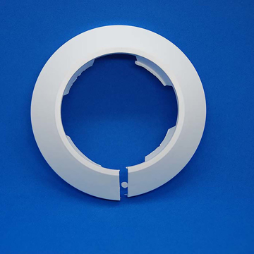 Slika Cevna rozetna Ø2" bela za čelične cevi