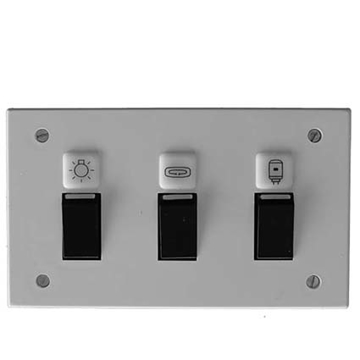 Horizontalni indikator za kupatilo Elid 224.40 sa oznakama svetlo, grejalica i bojler