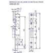 Slika Brava metalna vrata  2.5cm burence (73.078)