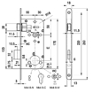 Slika Brava MIDI 8 za cilindar ELZETT