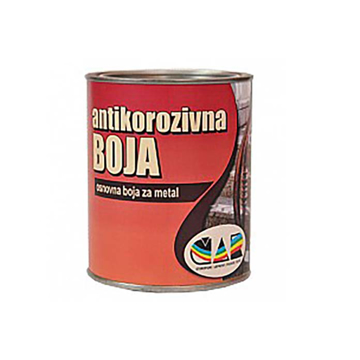 Slika Osnovna boja za metal-uljana 0.25 kg-CRVENA