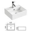 Slika Lavabo umetnicki W1260 425*355*135 HIDROSAN