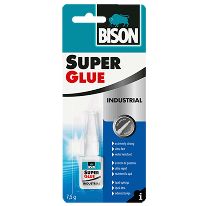 Bison Superglue Industrial ultra brzi super lepak za precizno lepljenje