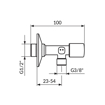 Slika Ek ventil 1/2-3/8 STOLZ -produzeni (161 L1238)