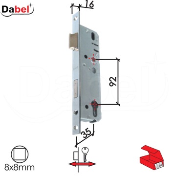 Slika BRAVA ZA PVC VRATA B2036 C HR 35/92/16/8 3.STEPEN DSP 0106103