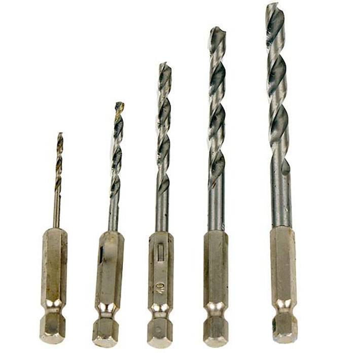 Slika Burgija 1/4" O(2.3.4.5.6mm) HSS 5 KOM