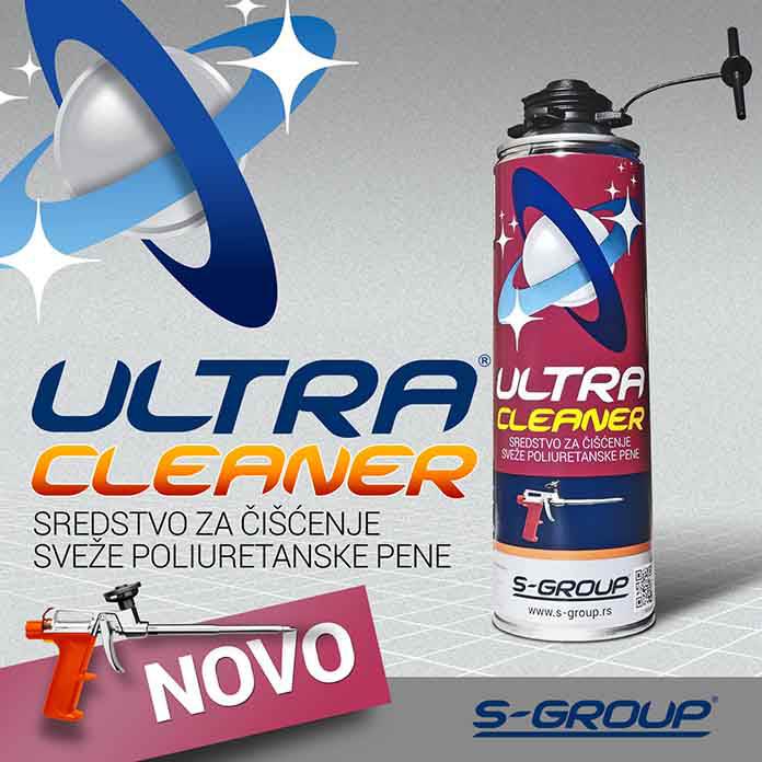 Slika Cistac pištoljske pur pene ULTRA CLEANER 500 ml  230186