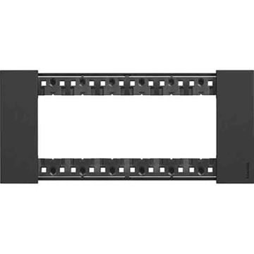 Slika BTicino Living Now okvir (maska/pločica) 6M crna KA4806KG