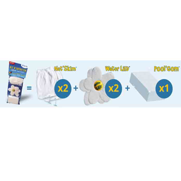 Slika Startni set 3 u 1 ( 2xNetSkim , 2xWaterLily , 1xPoolGum )