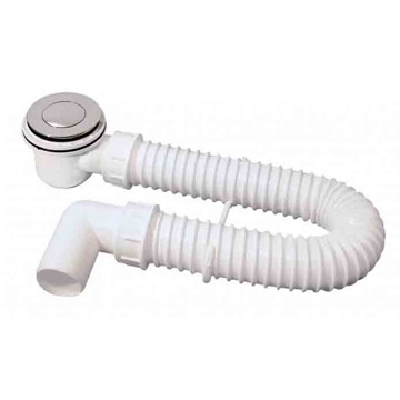 Picture of Sifon kade fleksibilni niski Click-Clack ABS S-11452