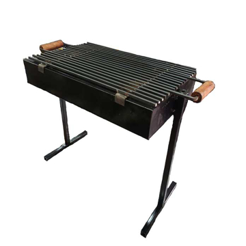 Metalna skara za roštilj 50x30 cm sa nogicama visine 47 cm i čeličnim rešetkama