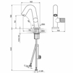 Slika Baterija S4 lavabo 430101 