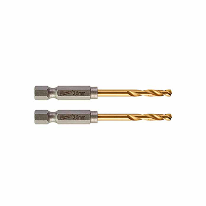 Slika Milwaukee udarna burgija za metal HSS-G TiN HEX 1/4" 3,5mm 2/1 48894707