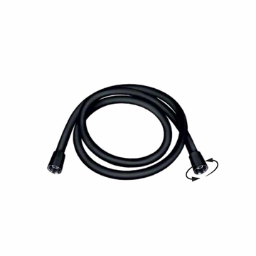 Slika Tuš crevo crno duplo 60 cm Rosan PGC60DF