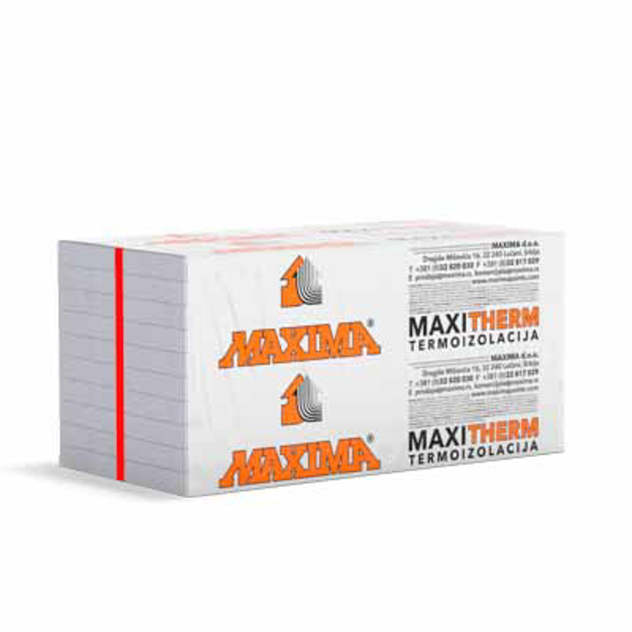 Slika Stiropor fasadni Maxima Maxitherm EPS MF 2 cm termoizolacija