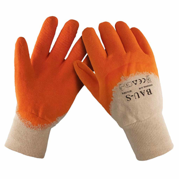 Picture of BAU S zaštitne rukavice Latex Orange – narandžaste rukavice sa lateks premazom (10) XL