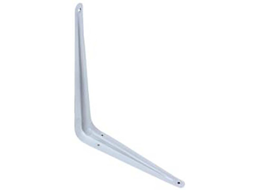 Slika Nosač police konzolni L-250×300 mm beli 3304094