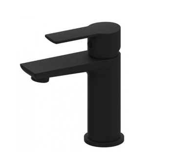 Mat crna baterija za lavabo Minotti Stela 2412