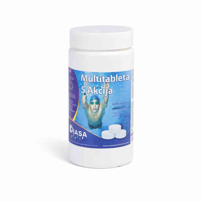 Diasa multi action tablete 5u1 1kg za dezinfekciju i održavanje bazena